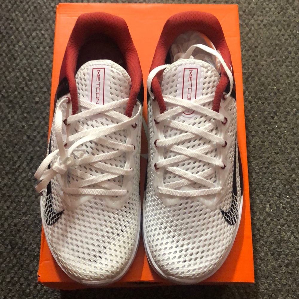 Nike Metcon 6 Men’s 13 White/Black/Crimson